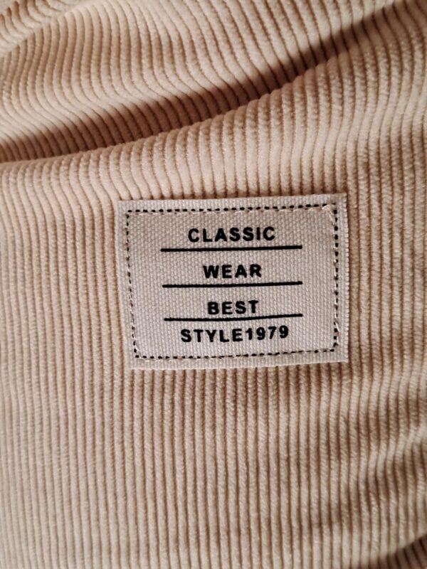 Men's Stylish Corduroy Simple Embroidered Logo Casual Lace-up Loose Shorts - Image 12